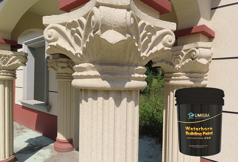 Limeijia Sand-In-Water Imitation Stone Coating, With The Aesthetics Of The Times Sculpture Quality Building