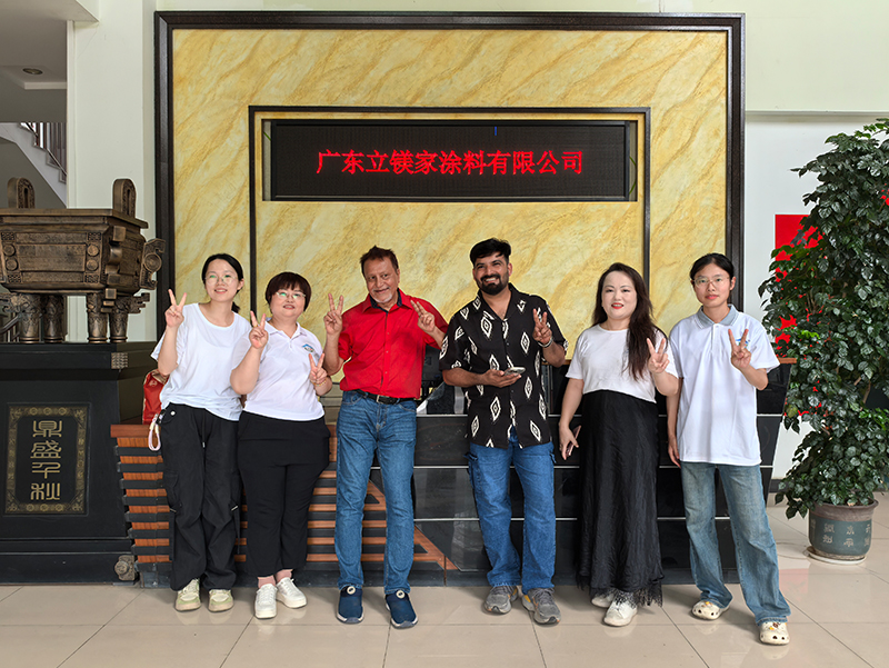 Bangladeshi Merchants Visit Limeijia Coatings, Marking New Progress In Cross-Border Cooperation