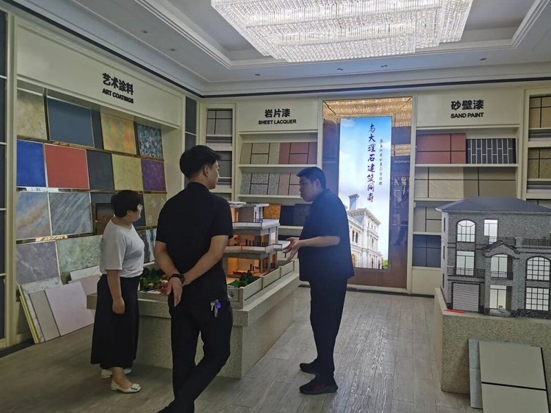 Limeijia Coatings Joins Hands with Decoration Engineering Company to Create a High-Quality Design Exhibition Hall Project